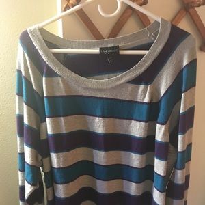 Lane Bryant Bold Stripped Sweater